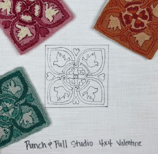 Valentine Rug Mug Pattern