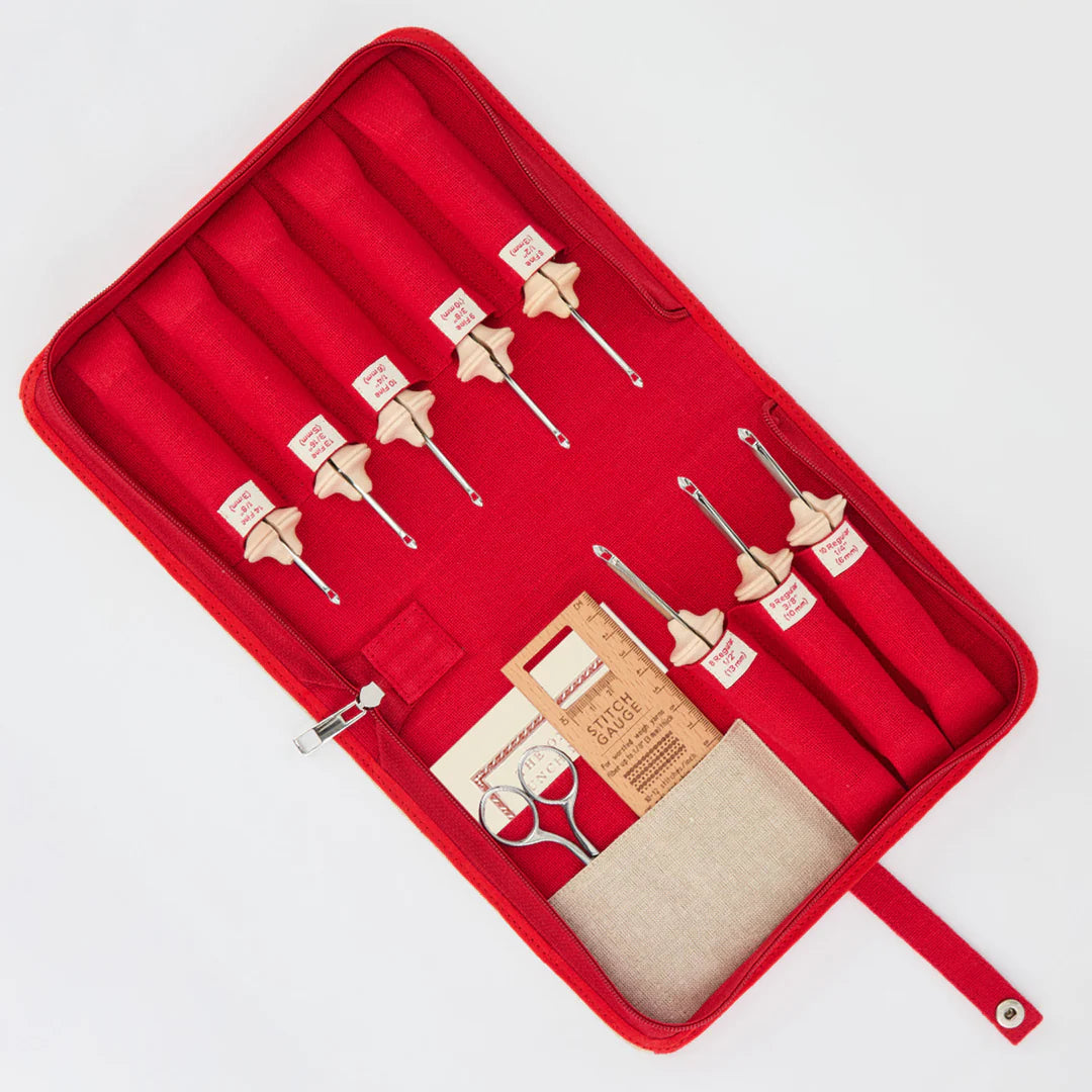 Oxford Punch Needle Complete Set- Natural Wood
