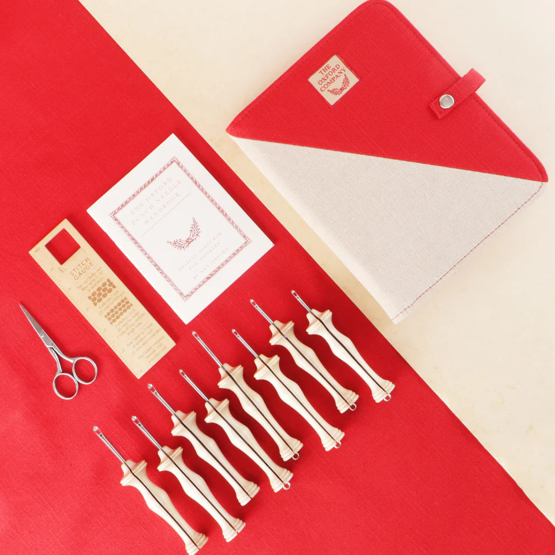 Oxford Punch Needle Complete Set- Natural Wood